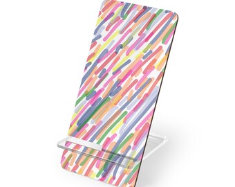 Rainbow Paint Mobile Display Stand for Smartphones