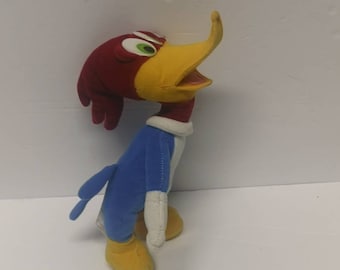 Vintage 1990s Woody Woodpecker Plush 11"