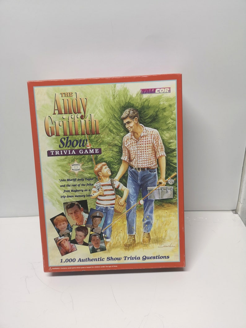 Vintage 1998 the Andy Griffith Show Trivia Game by Talicor Complete - Etsy