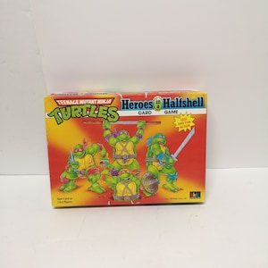 Teenage Mutant Ninja Turtles TMNT Heroes dans un jeu de cartes Half Shell 1990 complet