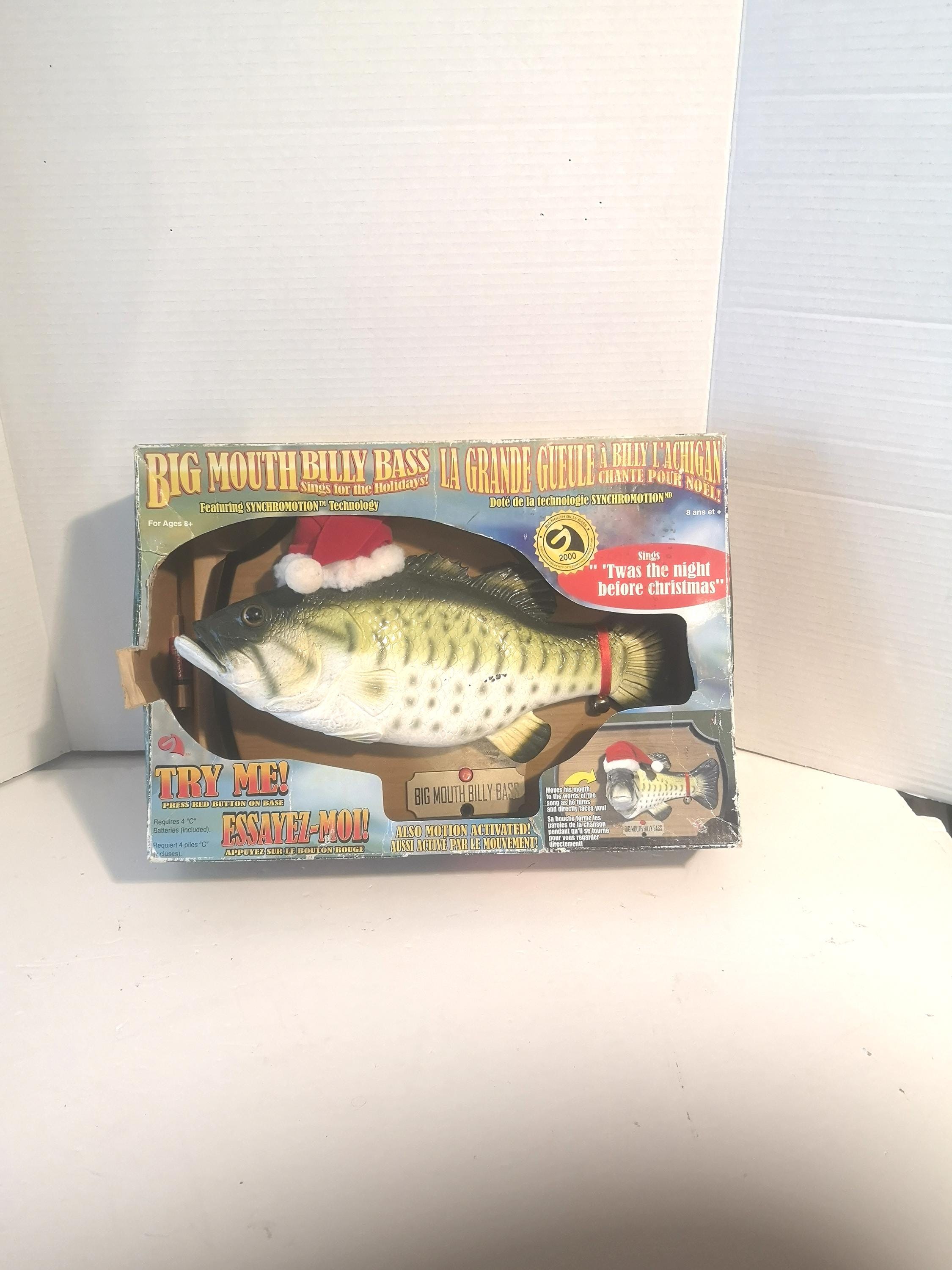 BIG MOUTH BILLY BASS クリスマス 限定版 Vintage Big Mouth Billy Bass Sings For Holidays Twas Night Before