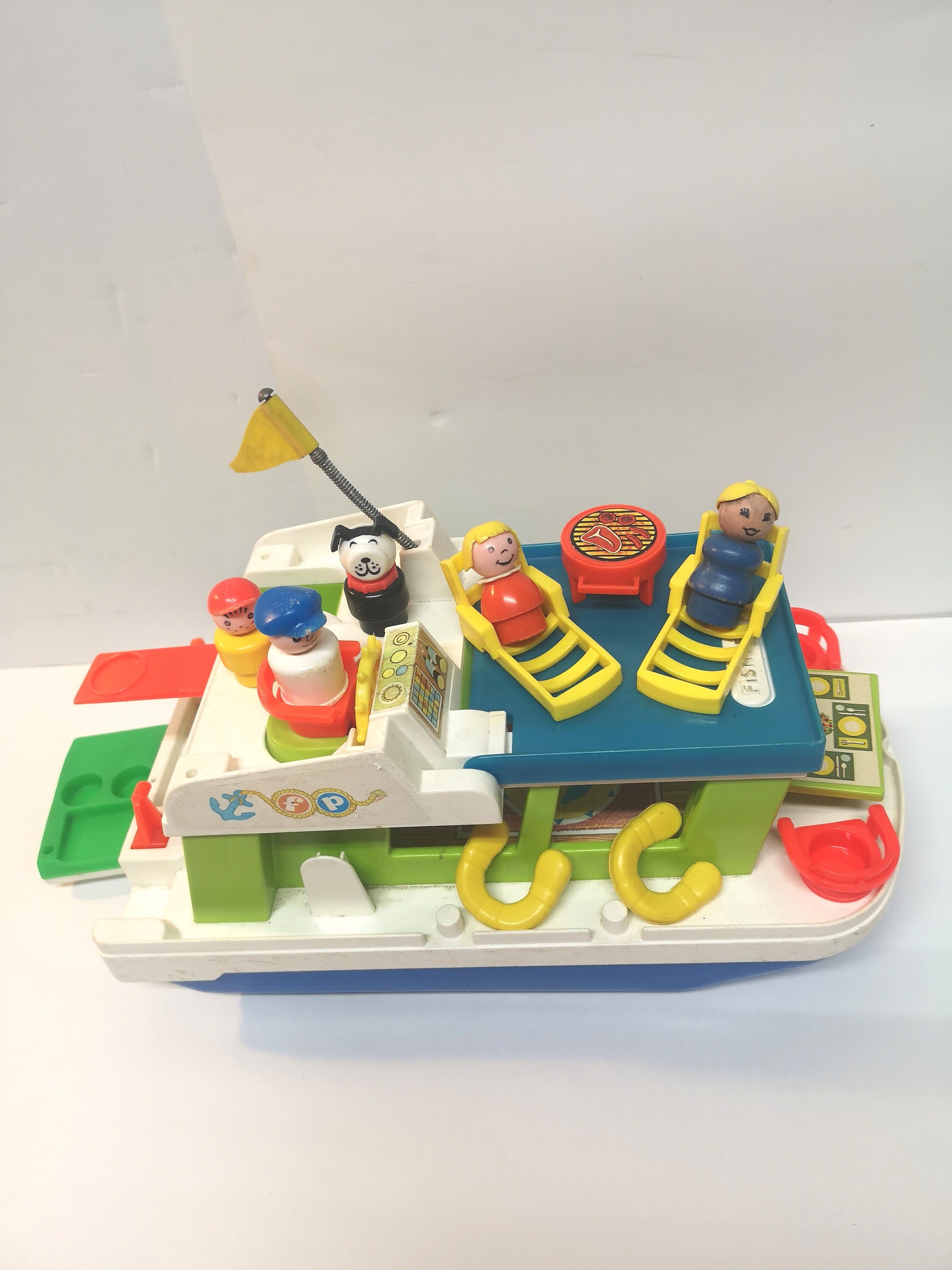 Ocean Sailboat Fishing 3 Modes Pretend Toy Set for Kids by WISHLAND