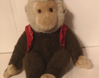 Guitarra musical vintage Gund de cuerda, modelo Monkey de 9 pulgadas, muy rara, de 1987