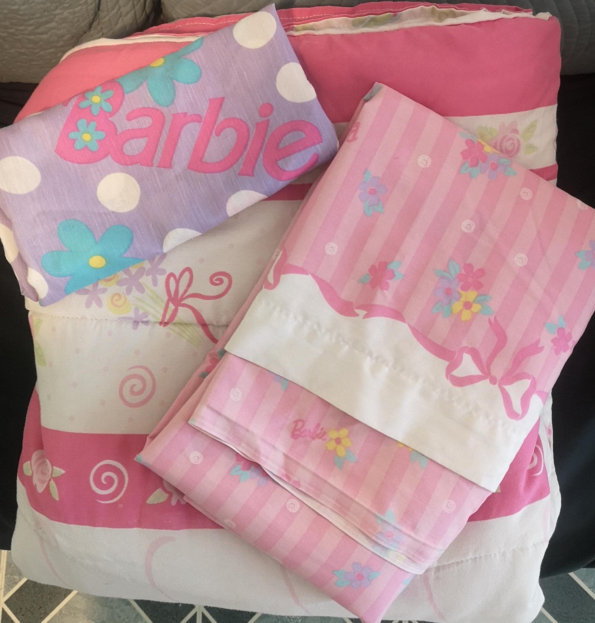 Vintage Barbie Bed Sheets - Etsy