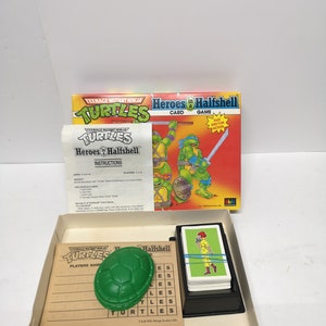 Teenage Mutant Ninja Turtles TMNT Heroes in a Half Shell Card Game 1990 ...