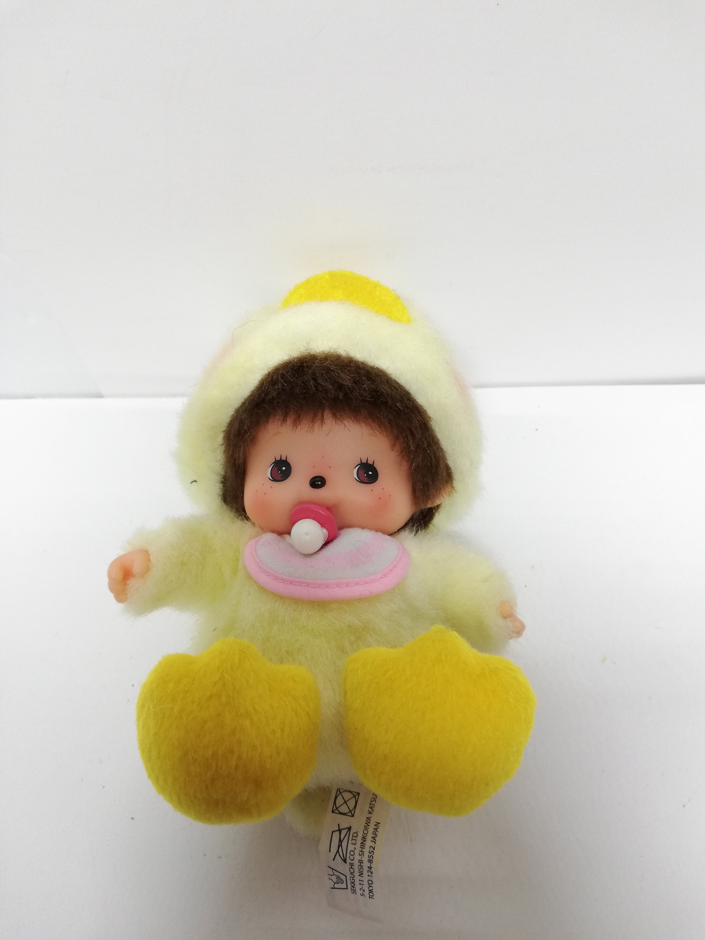 Sekiguchi Bebichhichi Monchhichi 6 Inch Yellow Spring Easter Chick