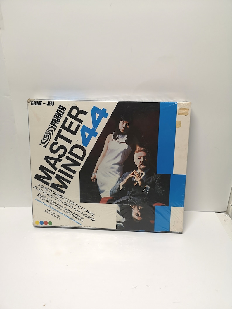 Vintage UN Opened 1972 Master Mind 44 Board Game by Parker Brothers ...
