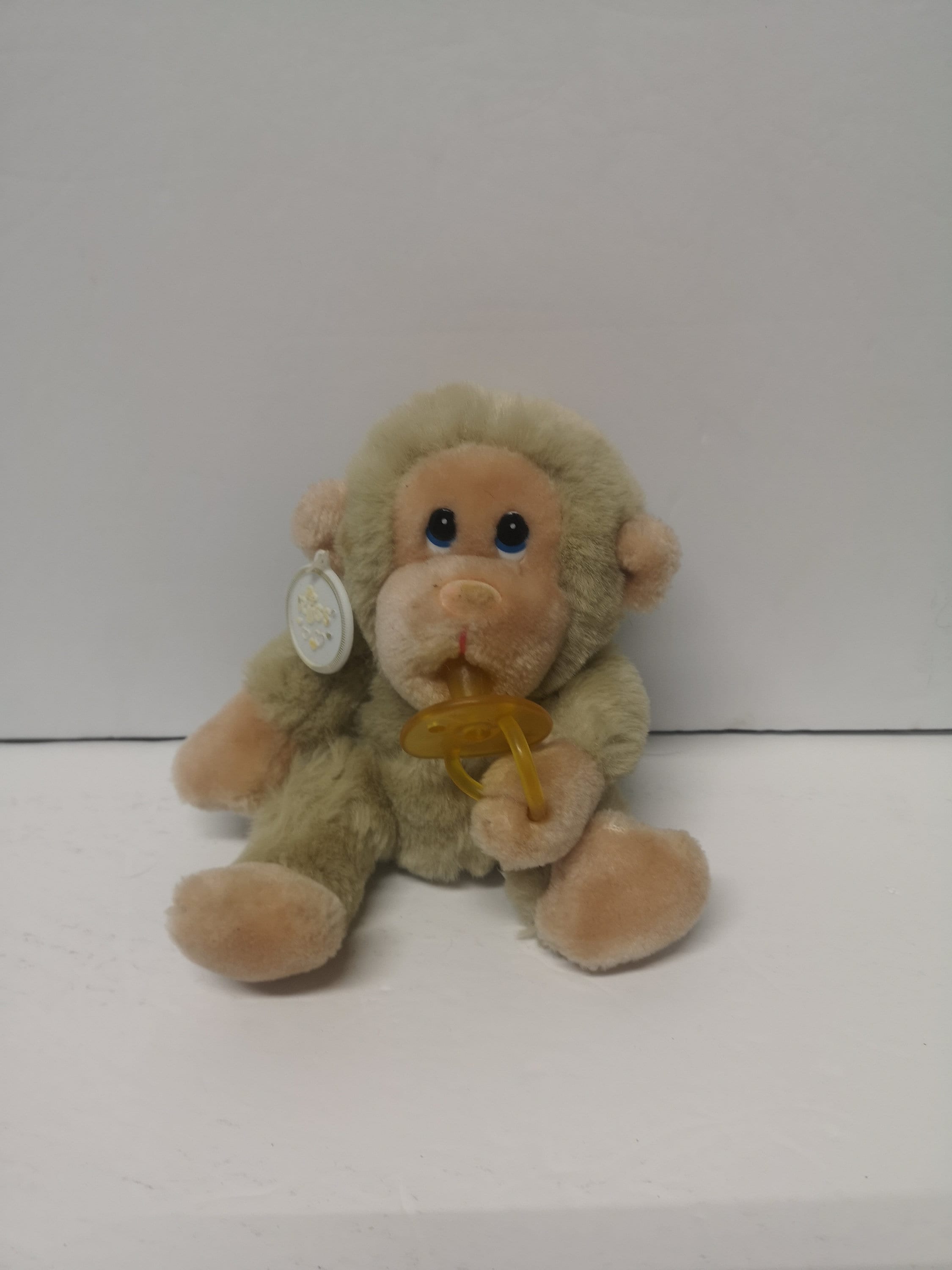Vintage Russ Berrie Baby Chee Chee Monkey With Soother 6