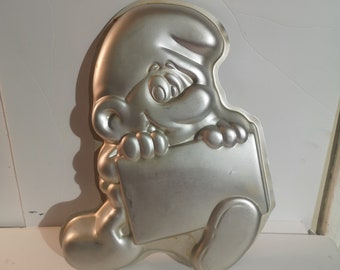 Vintage Smurfs Cake Pan By Wilton
