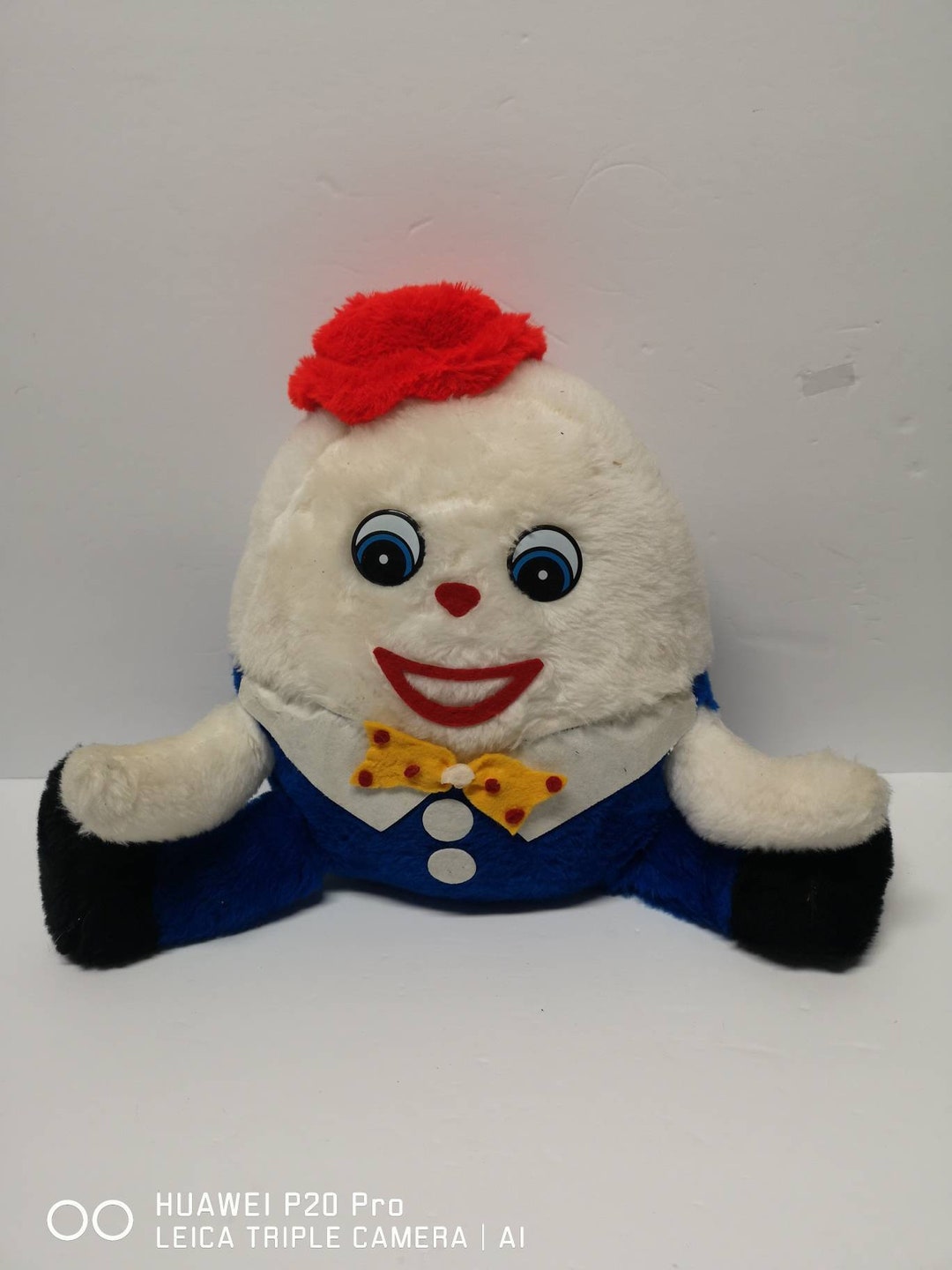 Vintage Humpty Dumpty Plush 15 Etsy