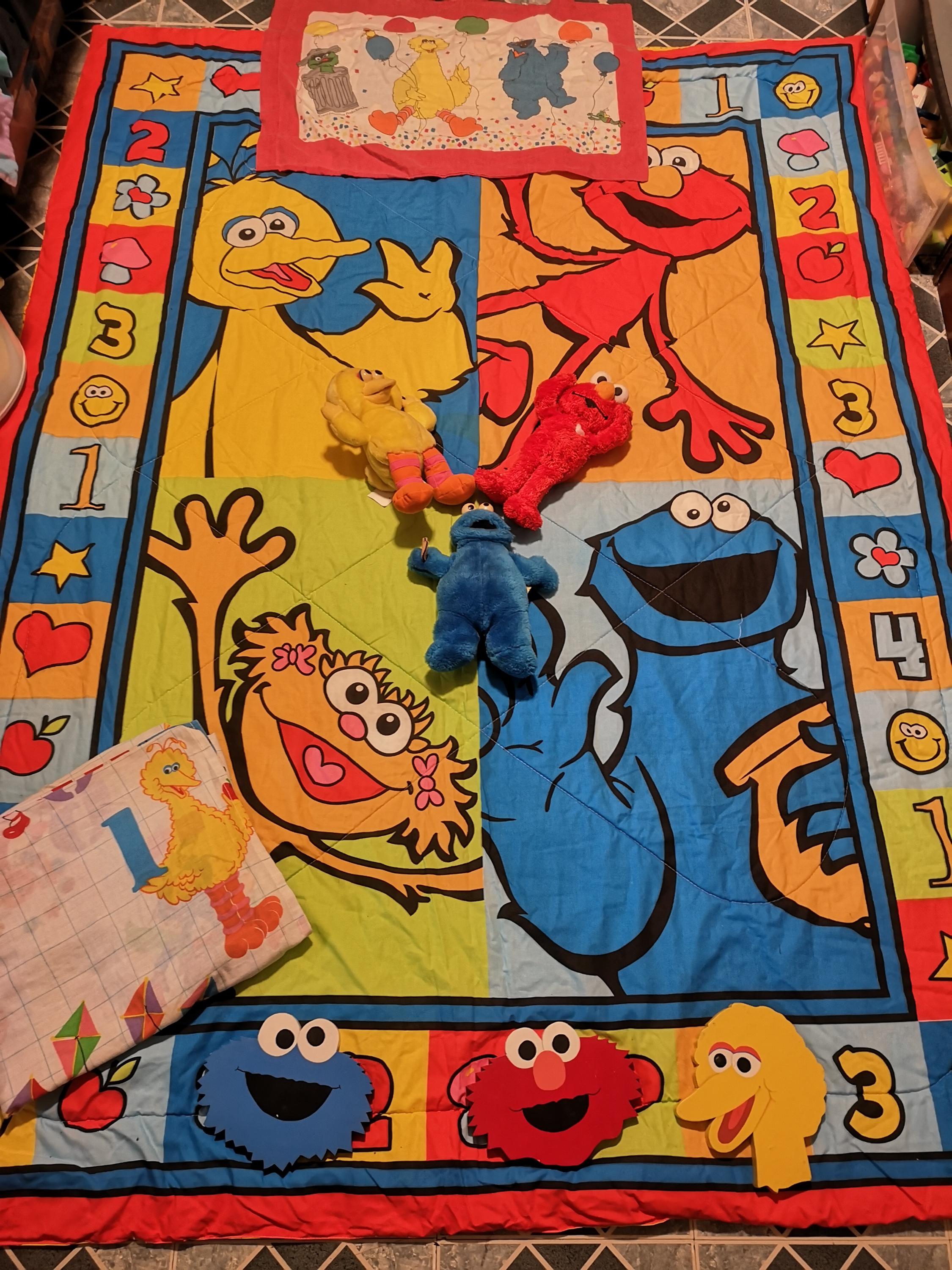 Vintage Sesame Street 9 Piece Bedding Set - Etsy