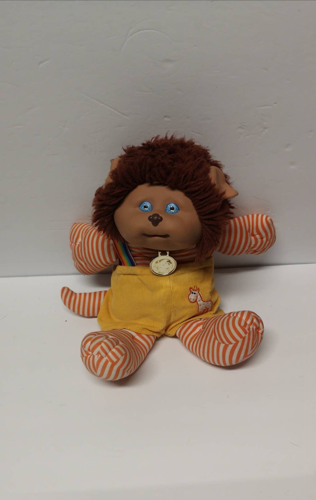 Vintage 1980s Koosas Cabbage Patch Kids Dog Plush Hard Face Soft Body Etsy