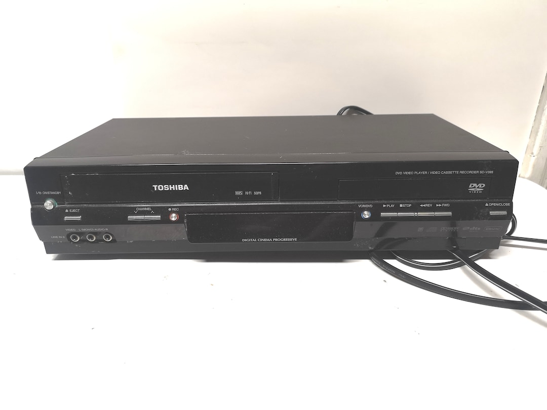 Vintage Toshiba VCR /DVD Combo Works No Remote Etsy