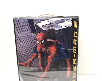 Vintage 2004 Spiderman Action Figure Store Carry Play case Toy Biz