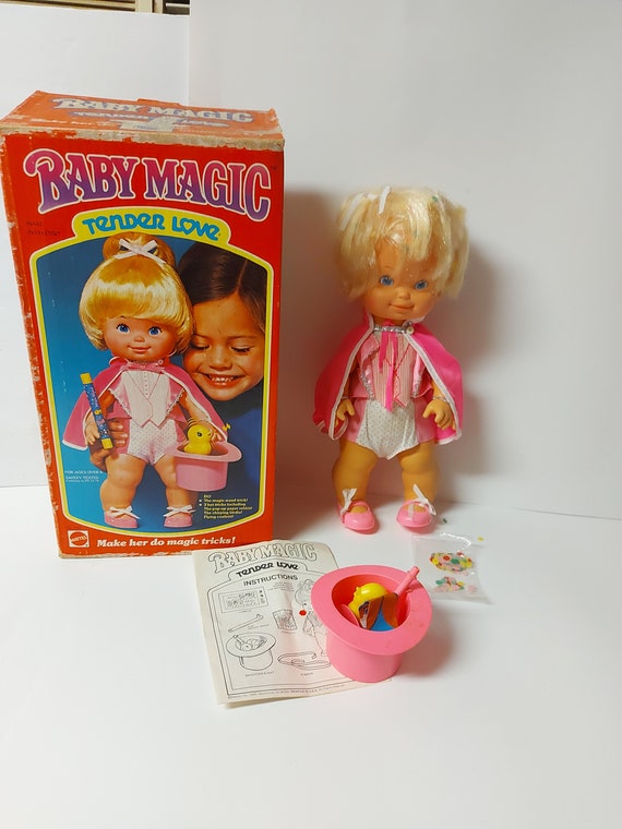 Vintage 1976 Boxed Baby Magic Tender Doll Mattel