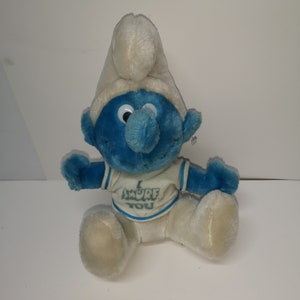 1979 Smurf Plush - Etsy