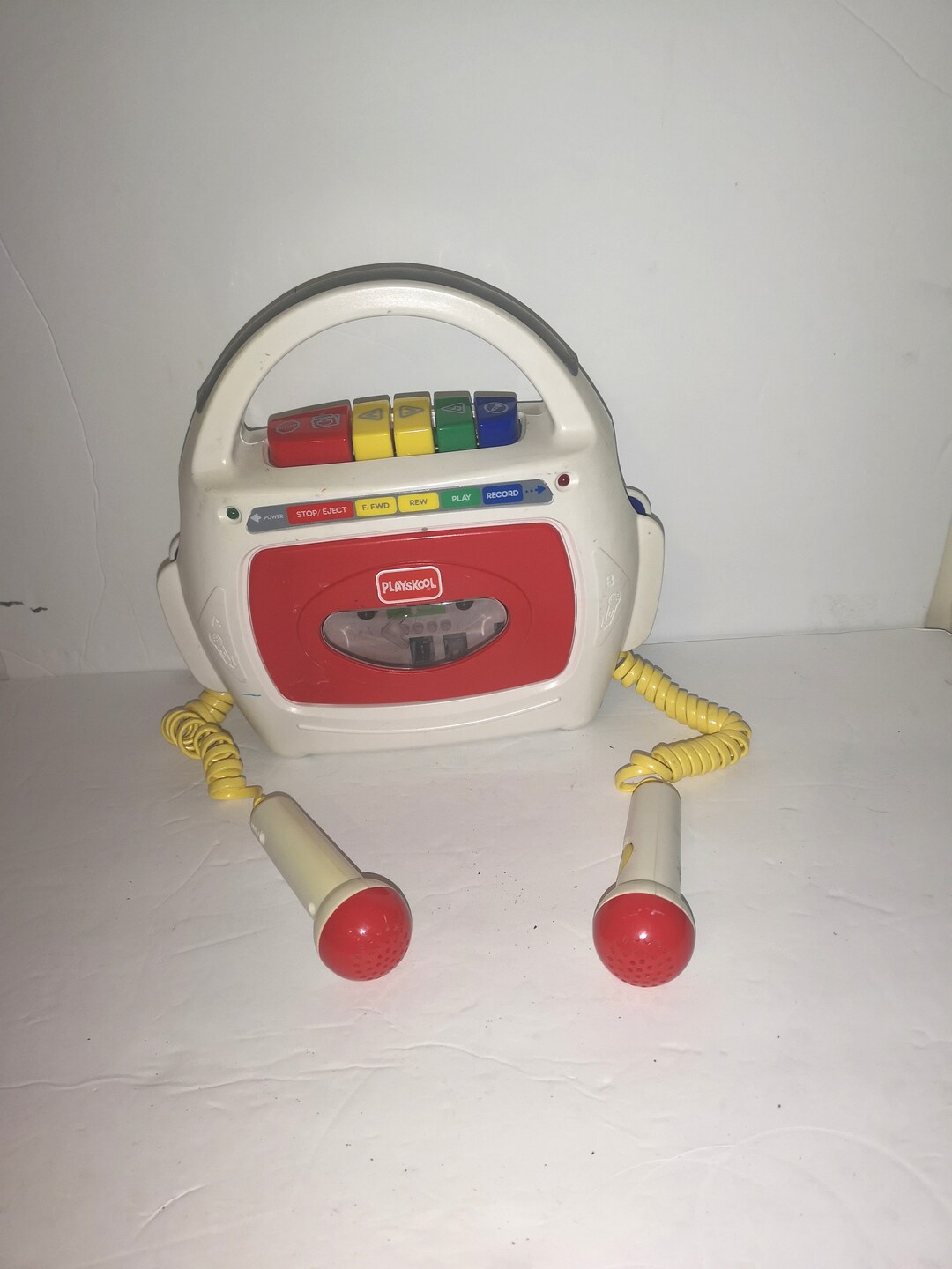 Vintage 1993 Playskool Tape Recorder With 2 Microphones Tested Etsy