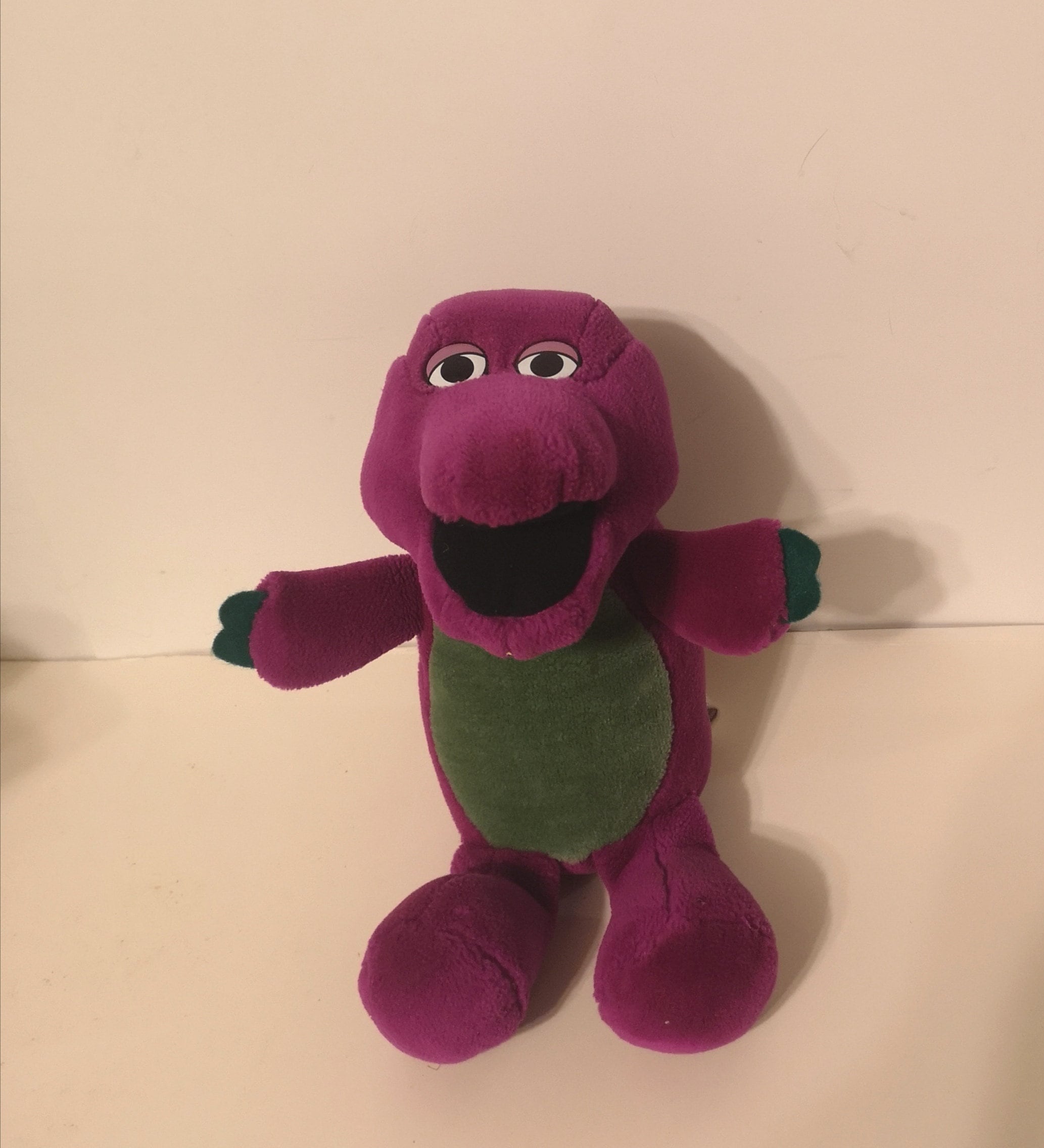 Vintage Early 90s Original Barney the Dinosaur Plush 9 Sitting Backyard Gang Dakin Etsy Canada
