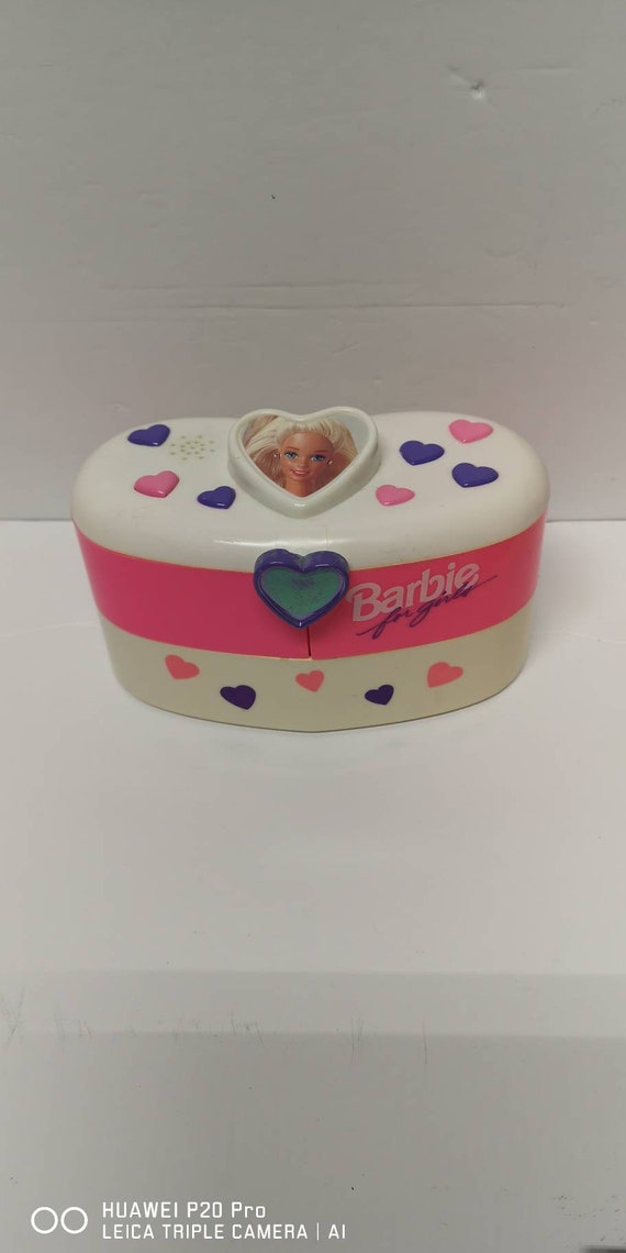 Vintage RARE 1995 Barbie Talking Jewelery Box Mattel Works - Etsy