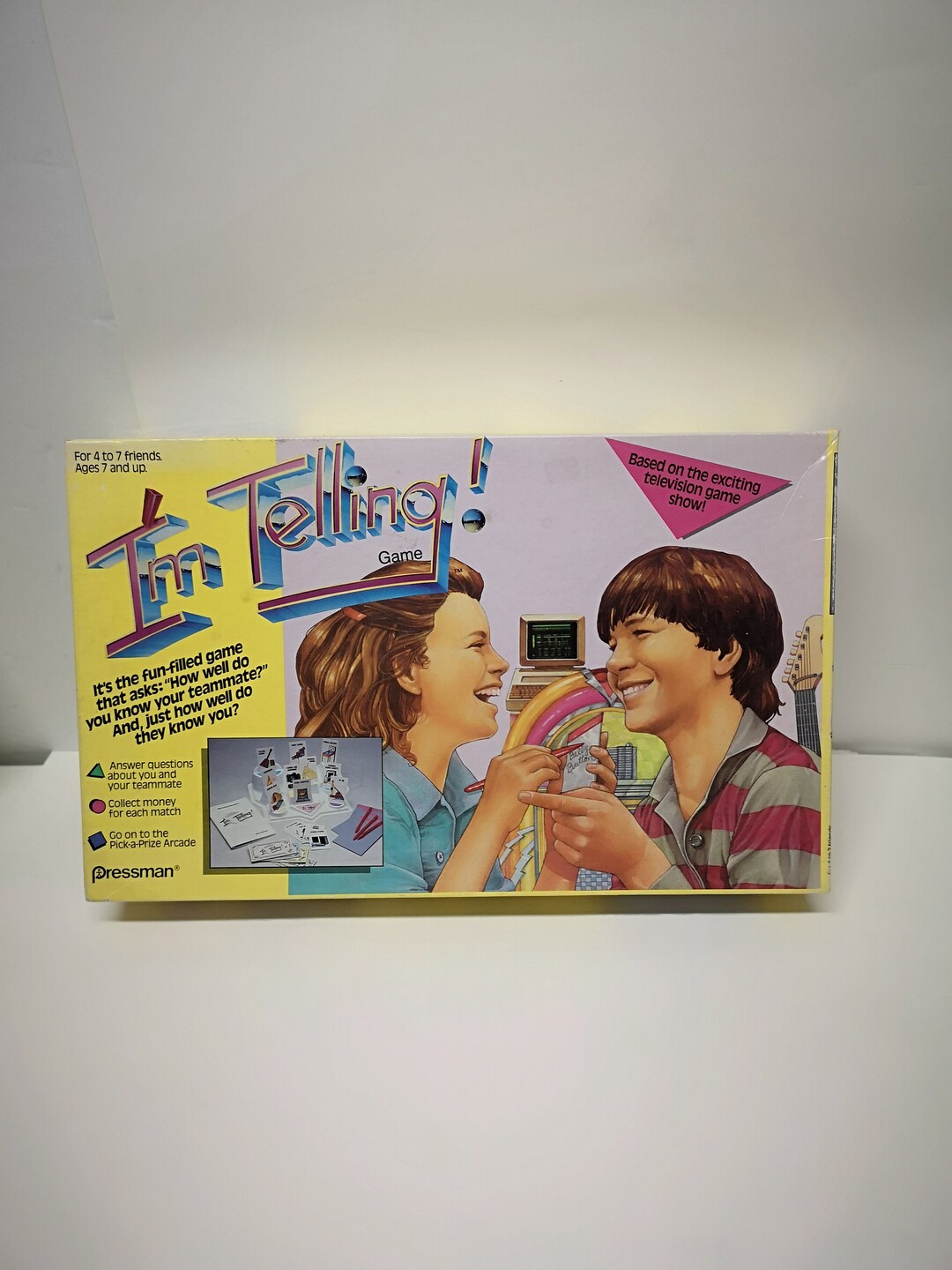 I M Telling Board Game I M Telling Board Game By Pressman 1987 100