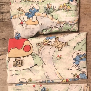 Smurf Bed Sheets - Etsy