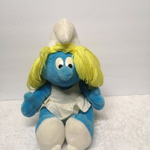 Vintage 1999 Smurfette Plush 13&quot;