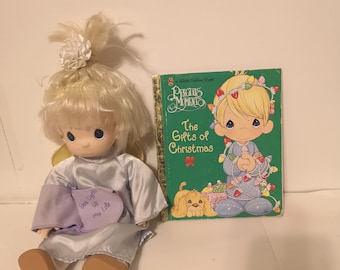 Vintage Precious Moments Doll 12" And Book