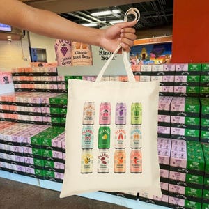 Tote bag/Reusable Grocery Bag/Olipop Tote Bag