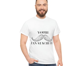 funny mens tshirt, mens tshirt gift, punny mens shirt, gift for men, mustache men shirt