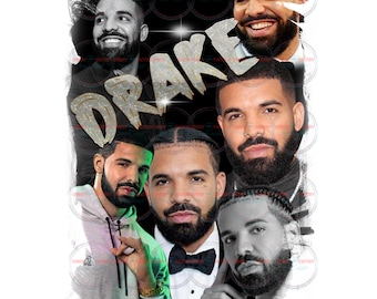 Celebrity T-shirt |Drake T-shirt | Custom T-shirt | PNG | Template | Backdrop | Background | Canva