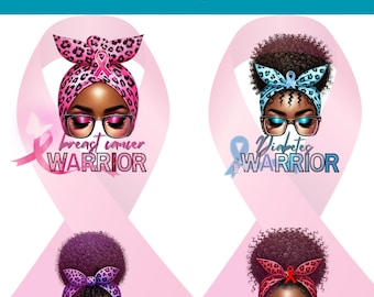 Editable Cancer Awareness Templates | Cancer Awareness Templates | Editable Canva Templates | Cancer Warrior