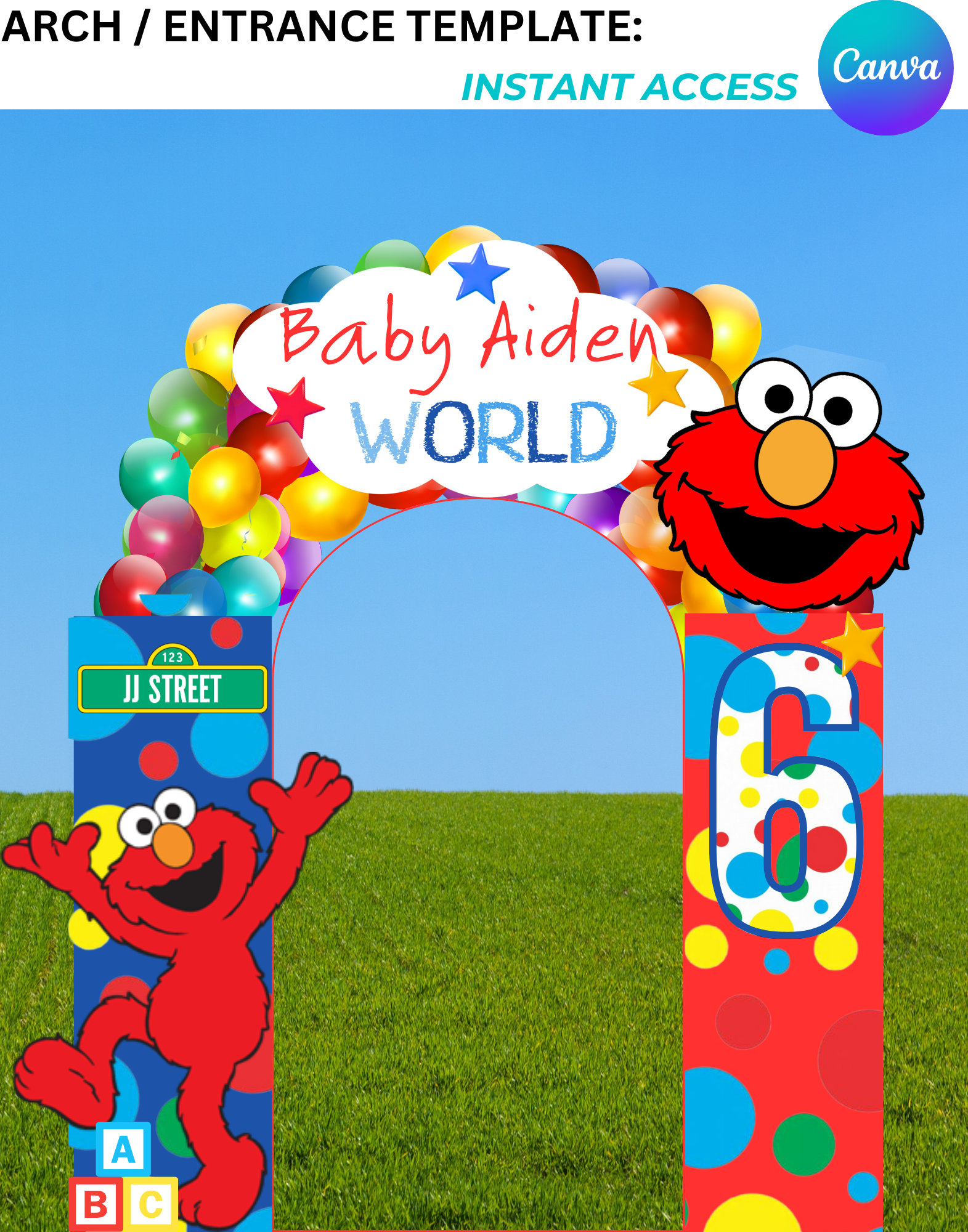 Arch Template | Entrance Template | Party Entrance