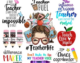 Teacher Appreciation | Png Tumbler | Digital | Perfect gift for teachers |