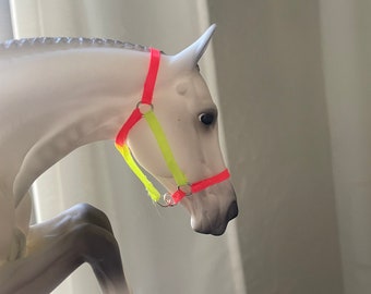 Neon Colored Breyer Horse Halter - Traditional Scale