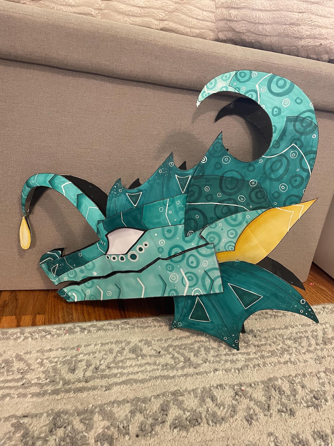 Custom Dragon Puppet Commission: Handmade Paper Art - Dragons in Photo ...