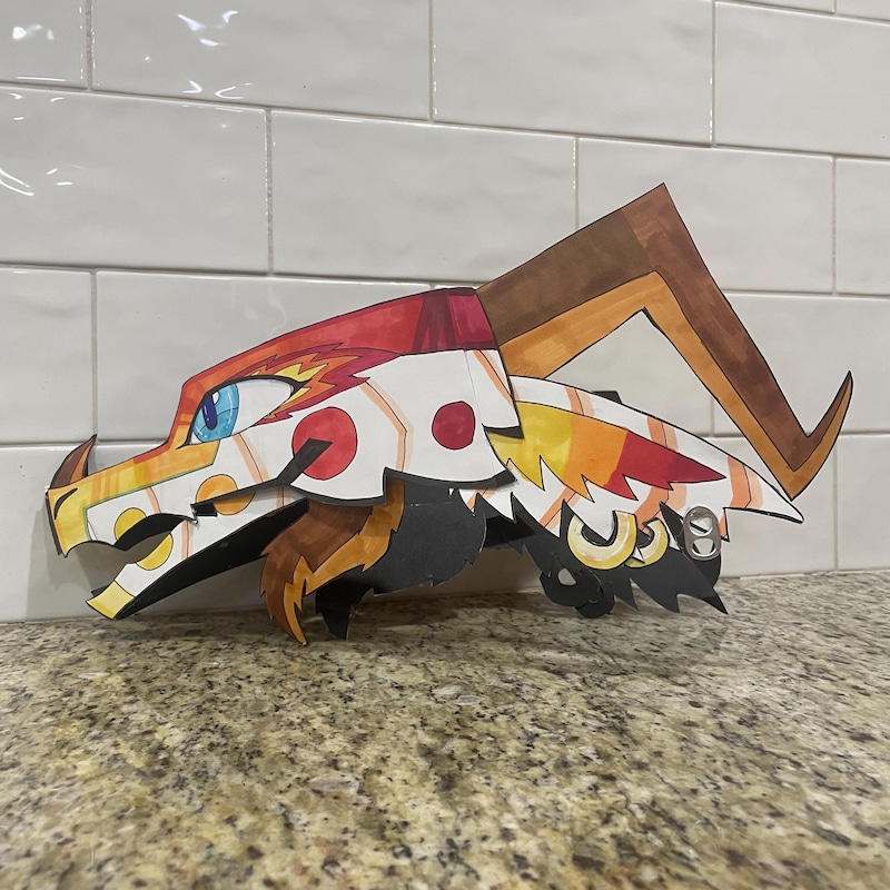 Forkscales Dragon Puppets - Etsy
