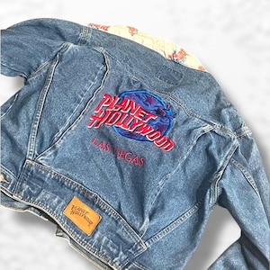 Planet hollywood denim jacket - Etsy 日本