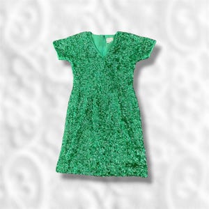 Green Sequin Dress Short - Etsy Green Sequin Dress Short - Etsy