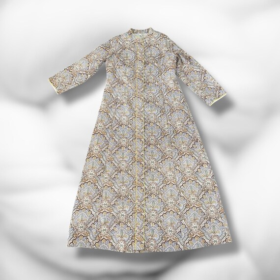 House Coat 60s vintage nightgown dress medium womens vintage robe Neiman Marcus