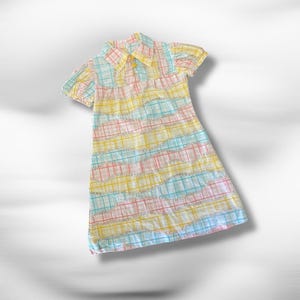 Crystal Sunflower 70&#39;s vintage girls dress baby outfit little girls dress