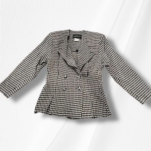 Avant Premiere 80s - 90s blazer womans small diamond pattern