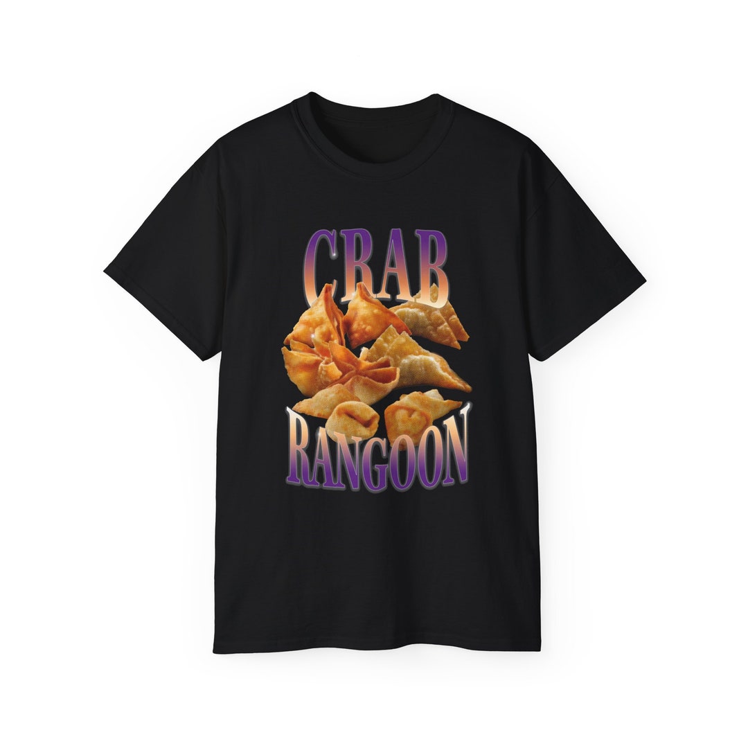 Crab Rangoon Retro Food Tee | Funny Food T-shirt - Etsy