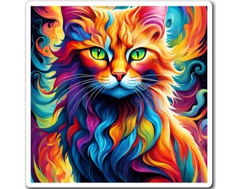 Magnete Regenbogen Katze