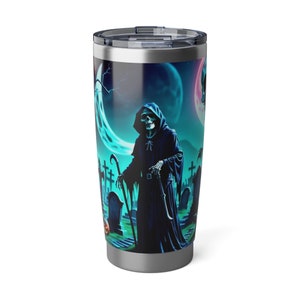 Grim Reaper, Graveyard2, Halloween vibe 20oz Tumbler