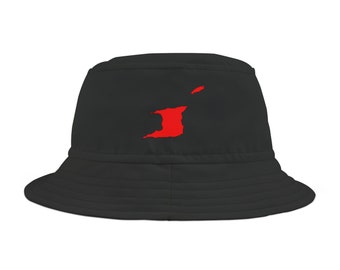 Bold Red Trinidad and Tobago Bucket Hat