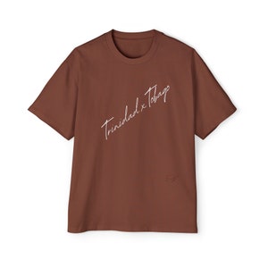 Trinidad and Tobago Cool Tee, Oversized Comfortable Tshirt, Caribbean Island Vibes Shirt, Guyana Souvenir Top, Big Loose Fit Men's Clothing, image 6