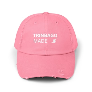 Trinbago Made Distressed Cap | Trinidadian Cap | Trini Headwear | trinidadian clothes | trini boyfriend | trini girlfriend