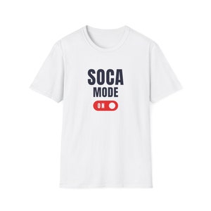 Trinidadian Soca Mode On T-shirt | Island T-shirt | Caribbean Gift | Trini Unisex Tee | Trinidadian Flag | Carnival Clothes