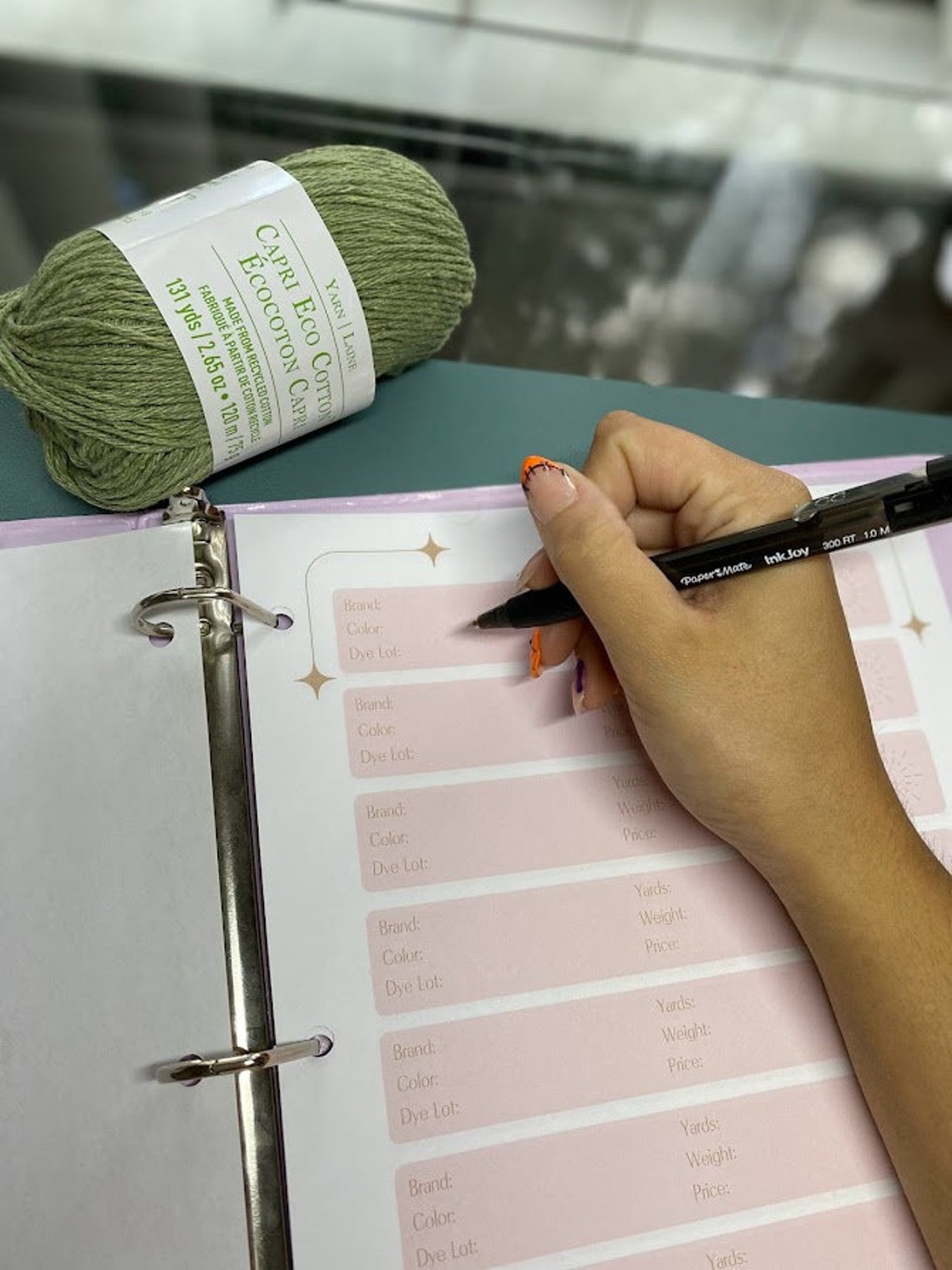 Printable Yarn Catalog Etsy