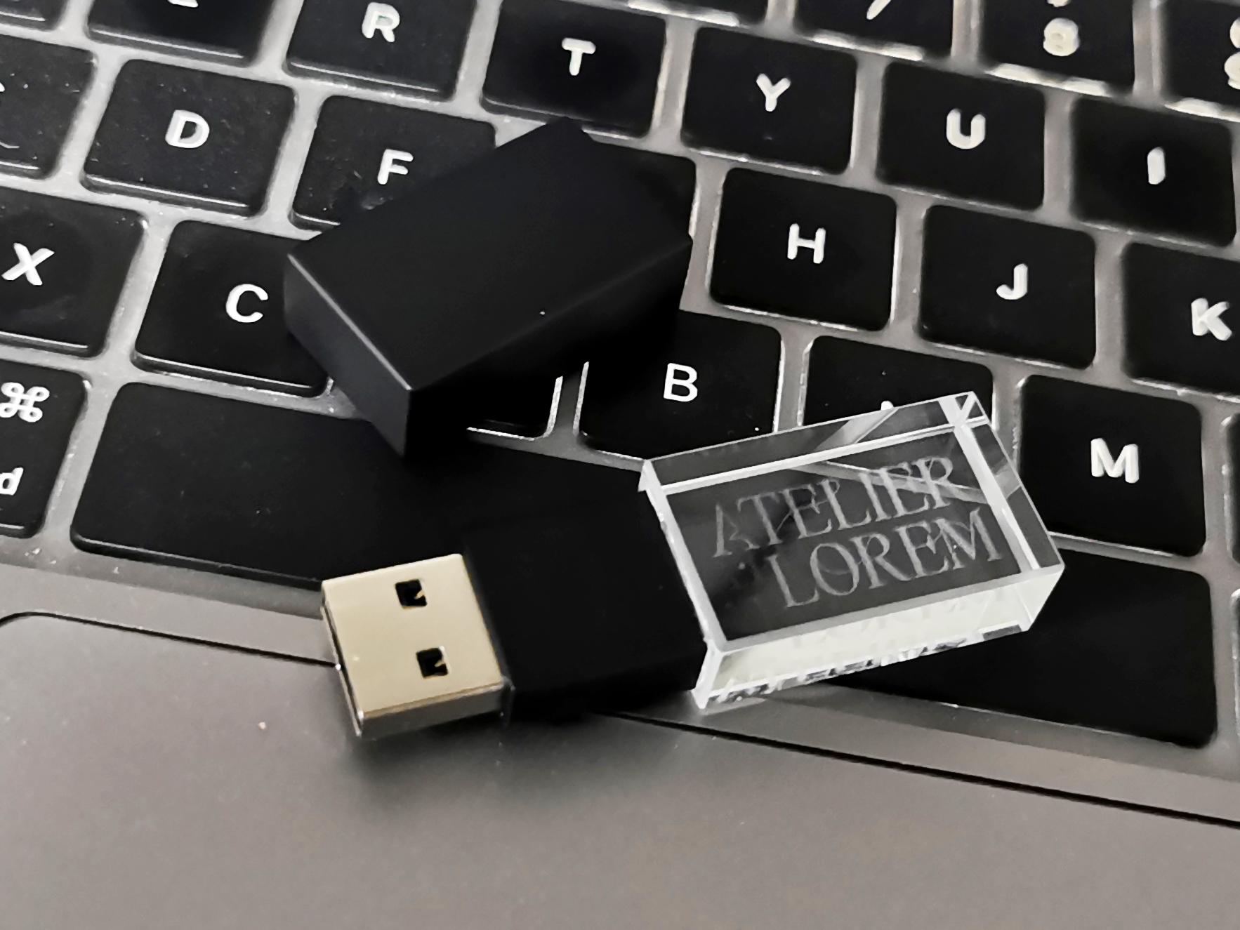 10PCS Personalized Crystal Rose Gold Glass USB Flash Drive,usb 3.0 Pen ...